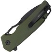 KUB316B Kubey RDF Button Lock Pocket Knife OD Green 
