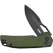 KUB316B Kubey RDF Button Lock Pocket Knife OD Green 
