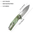 KUB316C Kubey RDF Button Lock Pocket Knife Camouflage 