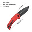 KUB318B Kubey Bravo 1 Linerlock Pocket Knife Red Black 