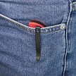 KUB318B Kubey Bravo 1 Linerlock Pocket Knife Red Black 