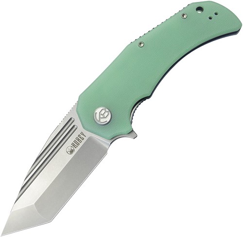 Kubey Bravo 1 Linerlock Pocket Knife Jade - KUB318D 