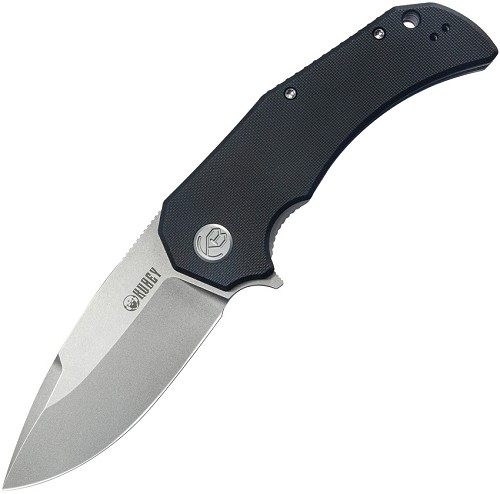 Kubey Bravo 1 Linerlock Pocket Knife Black - KUB319H 