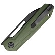 Kubey Royal Linerlock Pocket Knife Black OD Green - KUB321W 