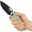 Kubey Tityus Linerlock Pocket Knife Black Jade - KUB322X 