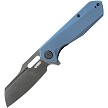 Kubey Atlas Linerlock Pocket Knife Blue Black - KUB328K 