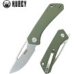 KUB331M Kubey Thalia Front Flipper Linerlock Pocket Knife OD Green 