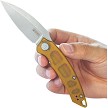 Kubey Leaf Linerlock Pocket Knife Ultem - KUB333G 