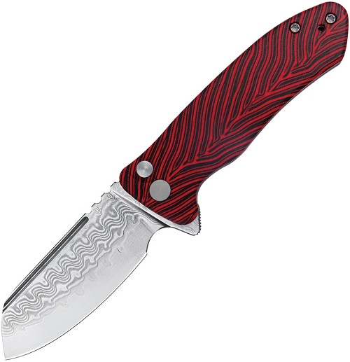 Kubey Creon Button Lock Pocket Knife Red - KUB336B 