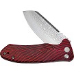 KUB336B Kubey Creon Button Lock Pocket Knife Red 