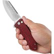 KUB336B Kubey Creon Button Lock Pocket Knife Red 
