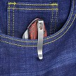 KUB336B Kubey Creon Button Lock Pocket Knife Red 
