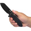KUB336F Kubey Creon Button Lock Pocket Knife Black 