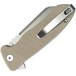 Kubey Creon Button Lock Pocket Knife Tan - KUB336K 