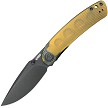 Kubey Momentum Linerlock Pocket Knife Blackwash Ultem - KUB344N 