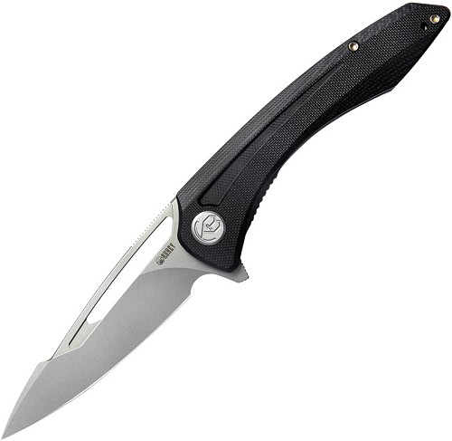 Kubey Merced Linerlock Pocket Knife Black - KUB345A 