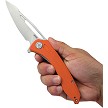 KUB345B Kubey Merced Linerlock Pocket Knife Orange 