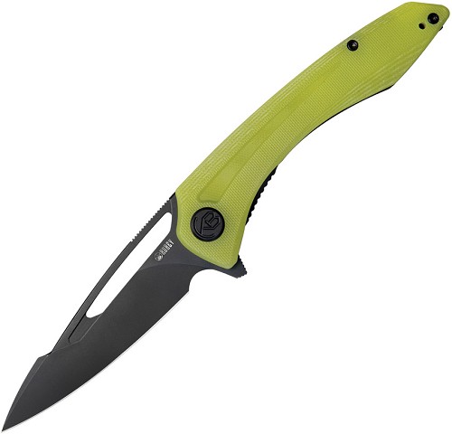 Kubey Merced Linerlock Pocket Knife Yellow - KUB345C 