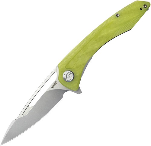 Kubey Merced Linerlock Pocket Knife Yellow - KUB345H 