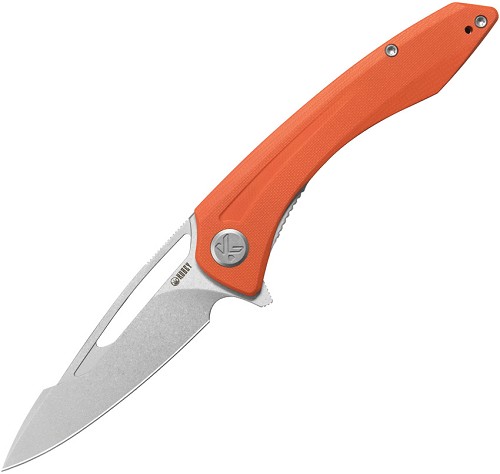 Kubey Merced Linerlock Pocket Knife Orange - KUB345S 