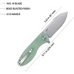 KUB358C Kubey Master Chief Pocket Knife Jade G10 
