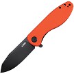 Kubey Master Chief Black Pocket Knife Orange G10 - KUB358E 