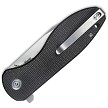 KUB358H Kubey Master Chief Black Pocket Knife Micarta 