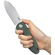 KUB358I Kubey Master Chief Green Pocket Knife Micarta 