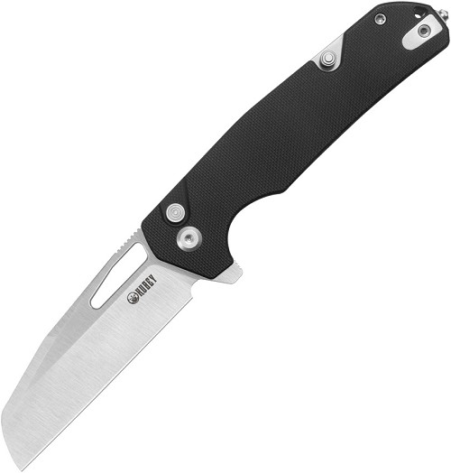 Kubey 10-8 Button Lock Pocket Knife Black - KUB363A 