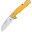 Kubey 10-8 Button Lock Pocket Knife Yellow - KUB363C 