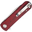Kubey NEO Linerlock Pocket Knife Red Damascus - KUB371E 