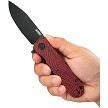 Kubey NEO Linerlock Pocket Knife Red Damascus - KUB371F 