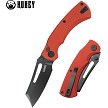 Kubey Dheo EDC Button Lock Pocket Knife Red - KUB378C 