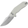 Kubey Basilisk Button Lock Pocket Knife Ivory - KUB391D2 