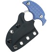KUB404D Kubey Stheno Push Dagger Blue Micarta 
