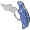 KUB404D Kubey Stheno Push Dagger Blue Micarta 