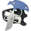 KUB404D Kubey Stheno Push Dagger Blue Micarta 