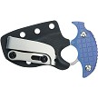 KUB404D Kubey Stheno Push Dagger Blue Micarta 