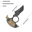 KUB404E Kubey Stheno Push Dagger Black Ultem 