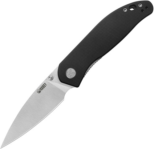 Kubey SNUG Linerlock Pocket Knife Black - KUB408A 