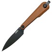 Kubey Yag Fixed Blade Knife Black Brown - KUB452C 