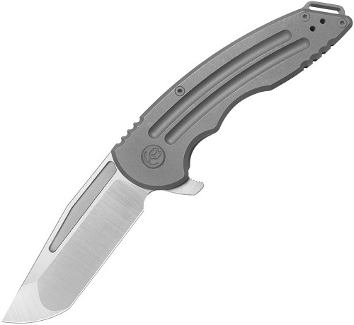 KB Husky Framelock Pocket Knife 20CV Titanium - KUB476B 