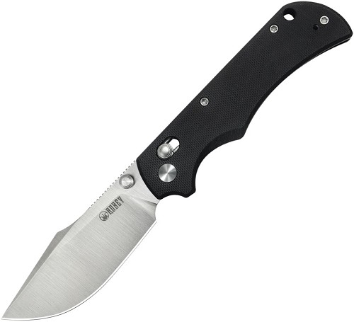 Kubey Iguana Crossbar Lock Pocket Knife Black G10 - KUB503A 