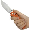Kubey Iguana Crossbar Lock Pocket Knife Orange G10 - KUB503B 
