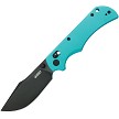 Kubey Iguana Crossbar Lock Pocket Knife Tiffany Blue G10 - KUB503C 