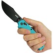 Kubey Iguana Crossbar Lock Pocket Knife Tiffany Blue G10 - KUB503C 