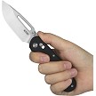 Kubey Stalker Crossbar Lock Pocket Knife Black G10 - KUB504A 