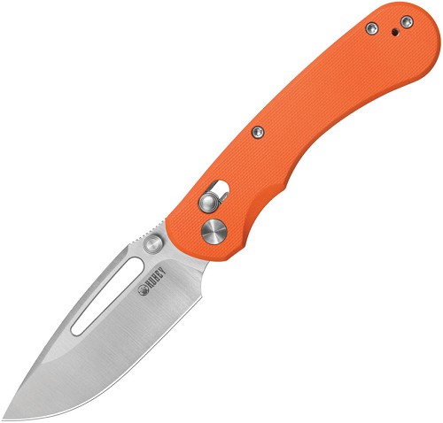 Kubey Stalker Crossbar Lock Pocket Knife Orange G10 - KUB504B 