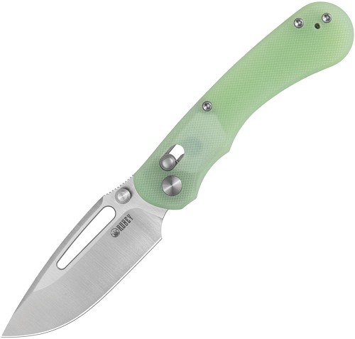 Kubey Stalker Crossbar Lock Pocket Knife Jade G10 - KUB504C 