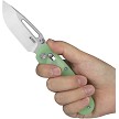 Kubey Stalker Crossbar Lock Pocket Knife Jade G10 - KUB504C 